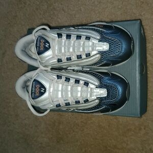 New Balance 1000 Navy and Silver Sneakers